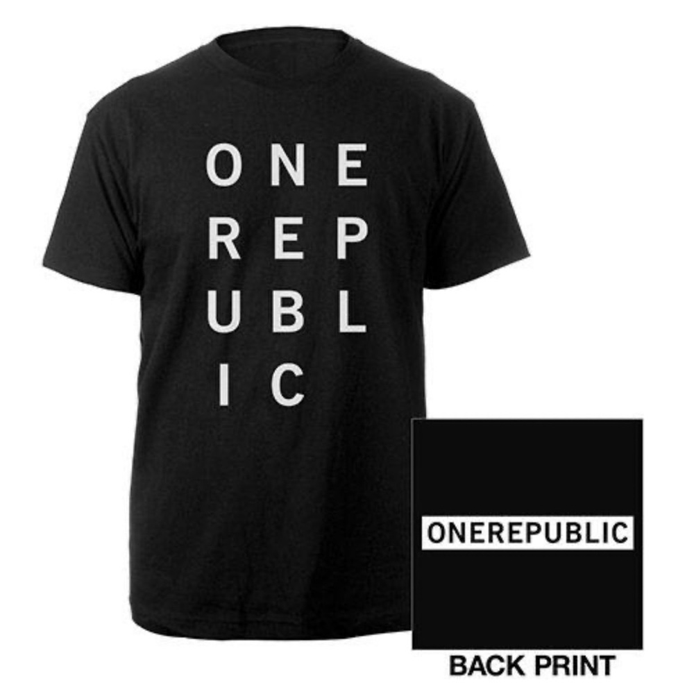 ONEREPUBLIC Black T Shirt Adult size NL